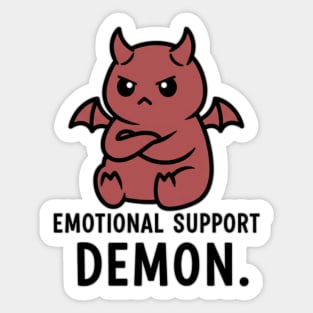 Emotional Support Demon Sticker